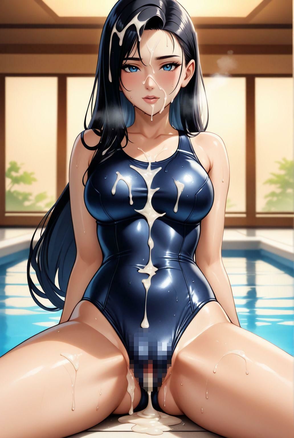 しっとり濡れる若熟女人妻  プールサイドで囁く欲情 - サンプル画像 10