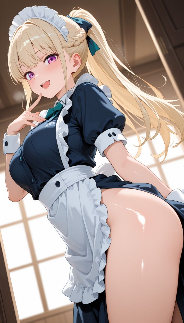 淫乱金髪メイド（500枚） - サンプル画像 1