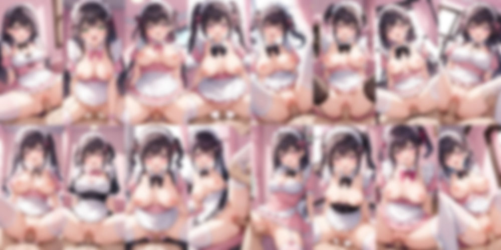 ご奉仕ピンクメイドとエッチ【500枚】 - サンプル画像 4