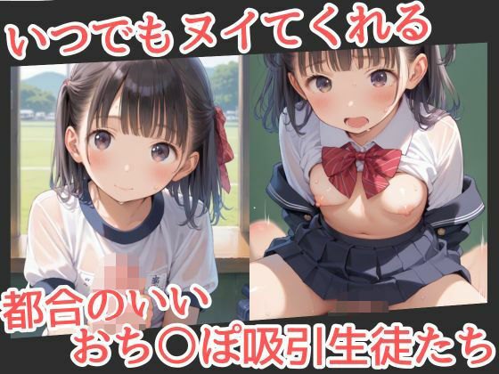 いつでもヌイてくれる都合のいいおち〇ぽ吸引生徒たち