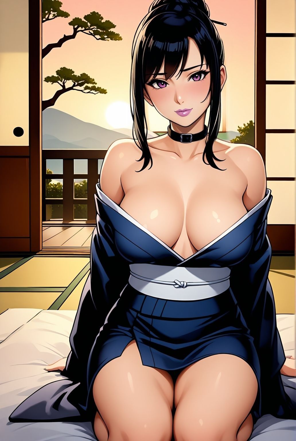 畳に濡れる艶  若熟女人妻の誘い - サンプル画像 1