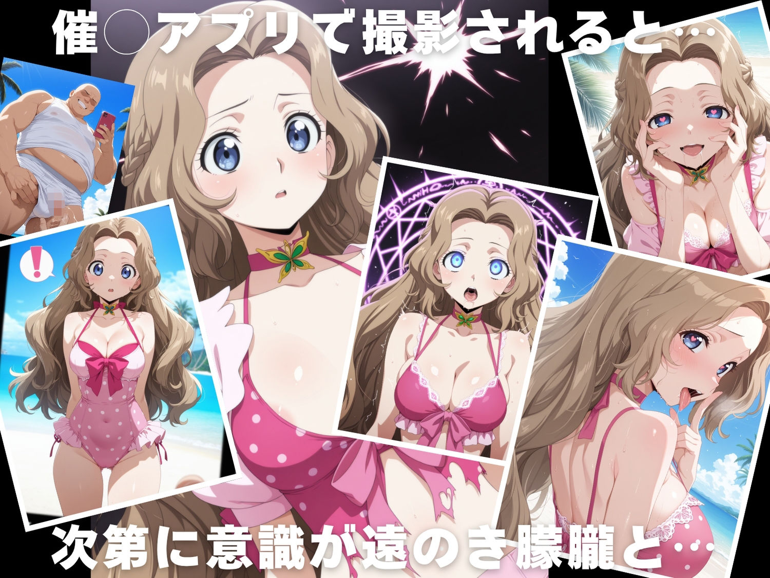 【催◯・水着・妊娠】ナ●リー・ランペルージ - サンプル画像 2