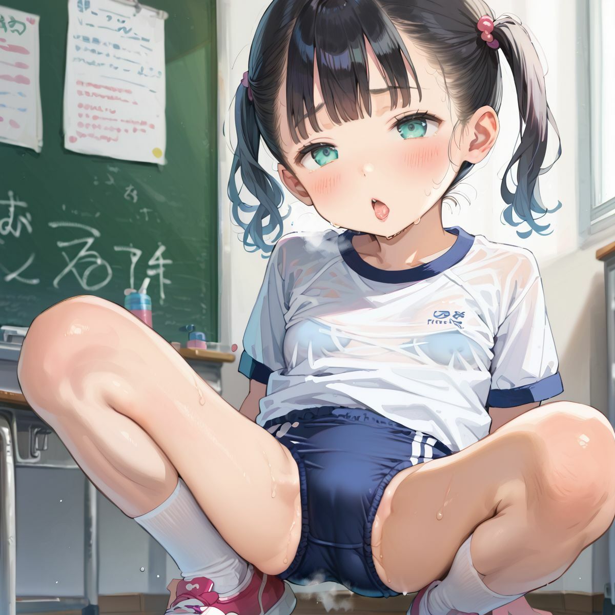 ぴちぴちブルマ少女のえっちな日常01 - サンプル画像 1