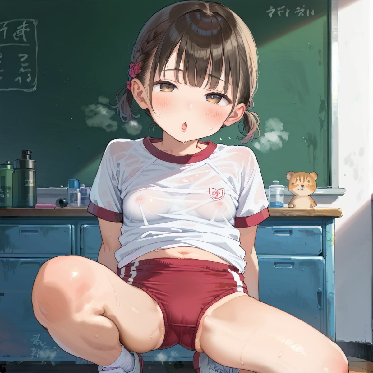 ぴちぴちブルマ少女のえっちな日常02 - サンプル画像 7