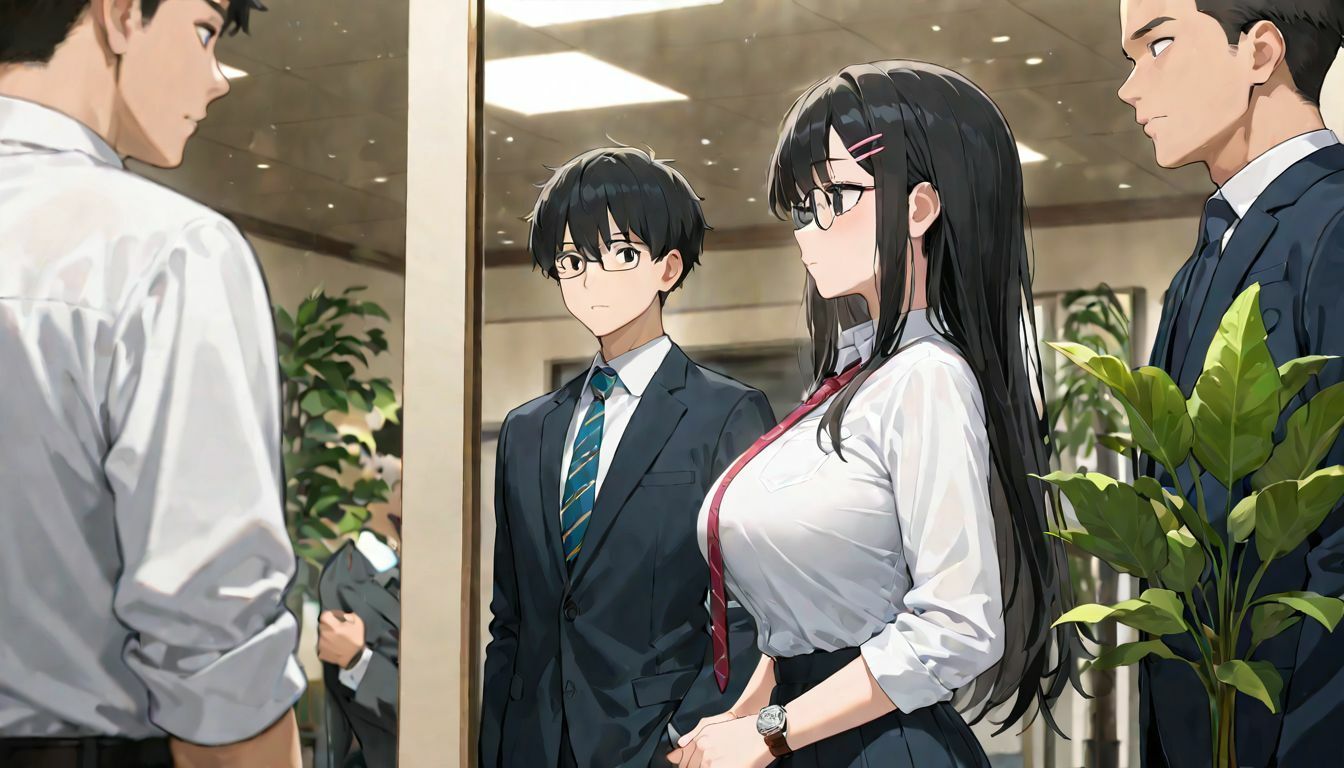 黒髪委員長の課外活動は変態どもの性処理委員会 - サンプル画像 2