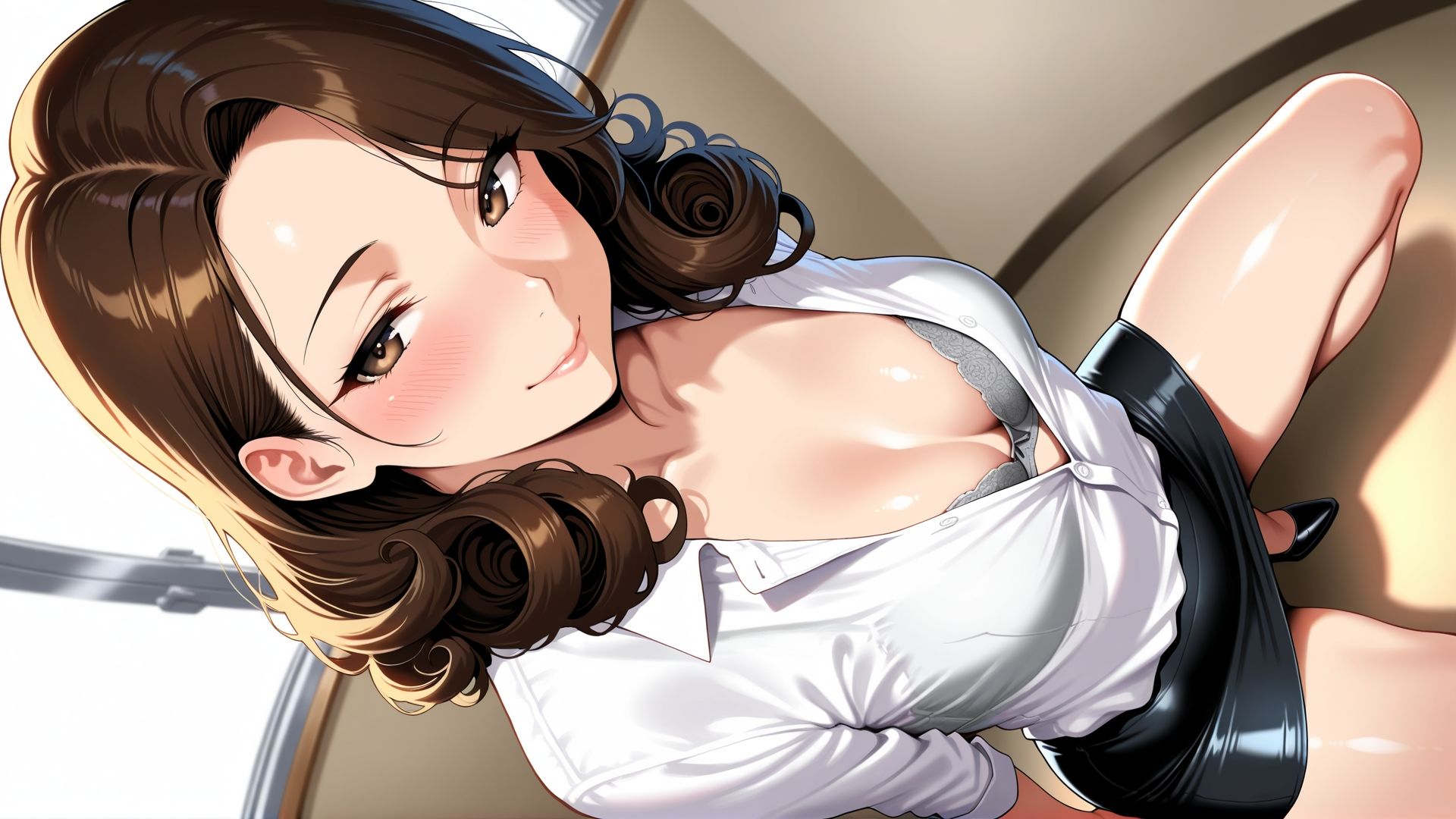見せつけガールズ☆ 胸元、わざとです。 - サンプル画像 1