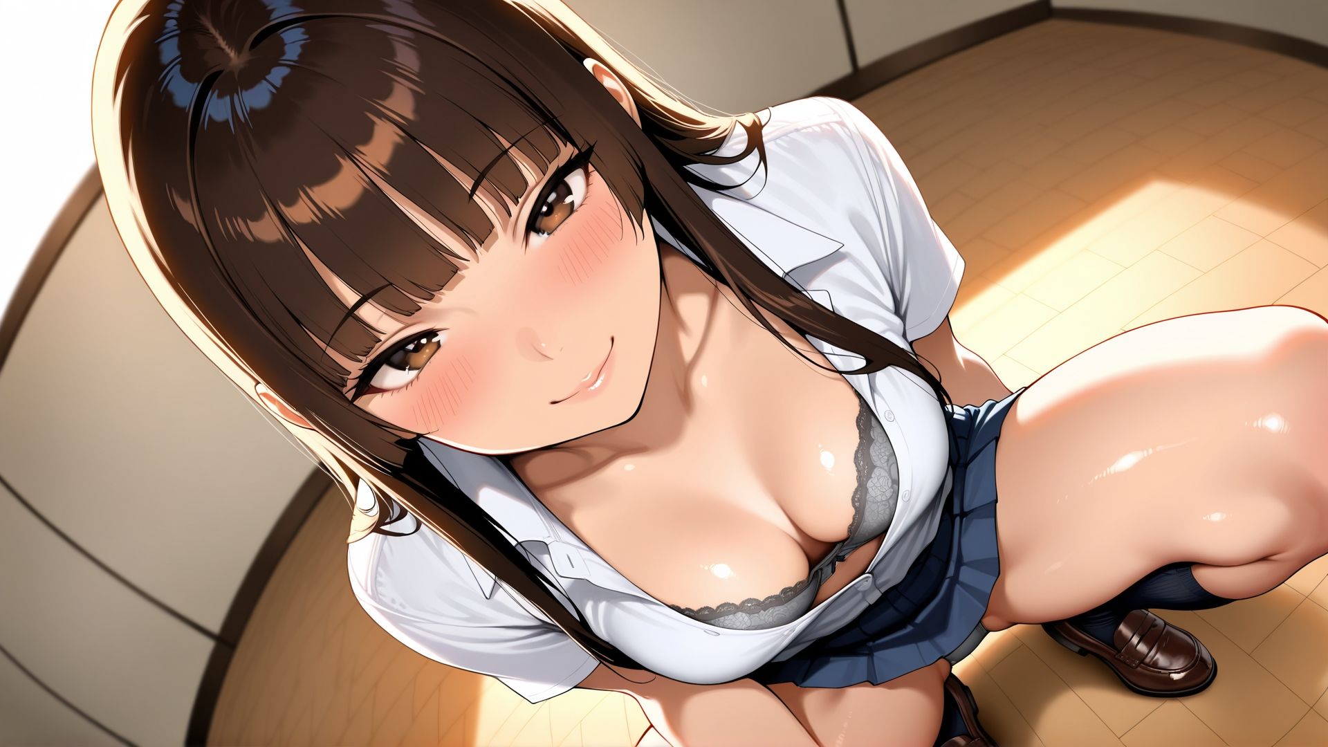 見せつけガールズ☆ 胸元、わざとです。 - サンプル画像 2
