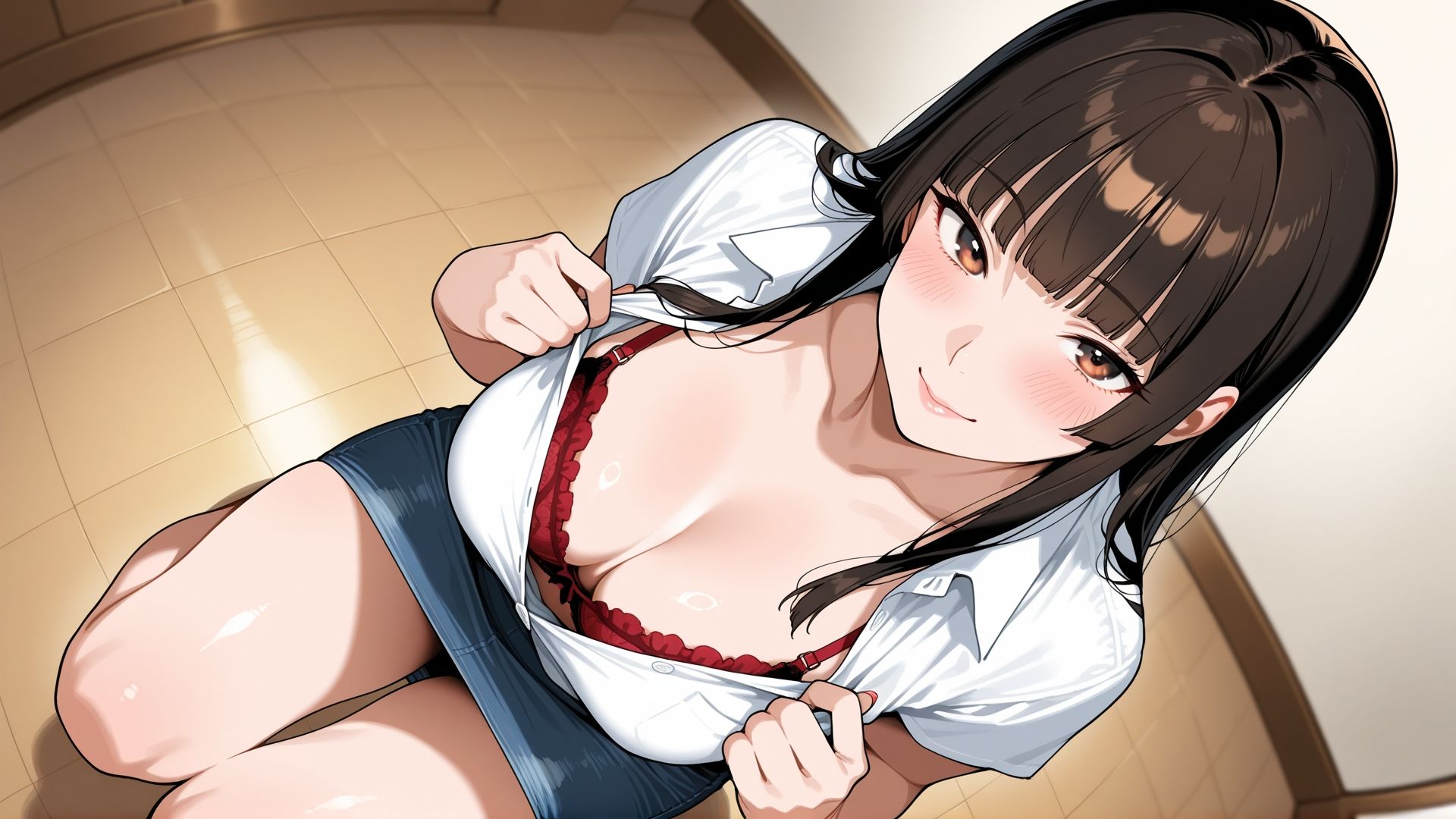 見せつけガールズ☆ 胸元、わざとです。 - サンプル画像 4