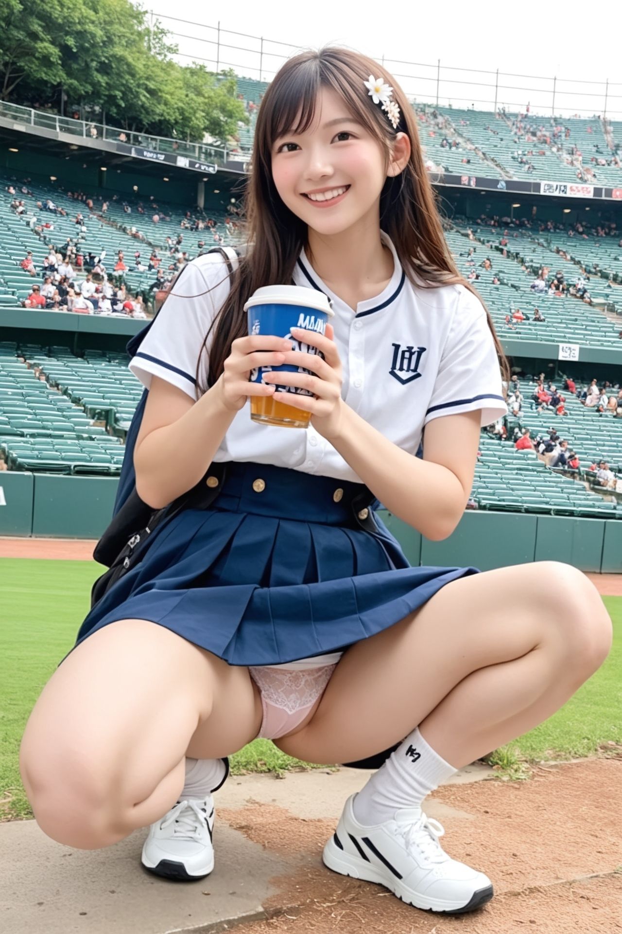 ナンバーワン売り子のヒミツ（はーと）パンチラサービス - サンプル画像 6