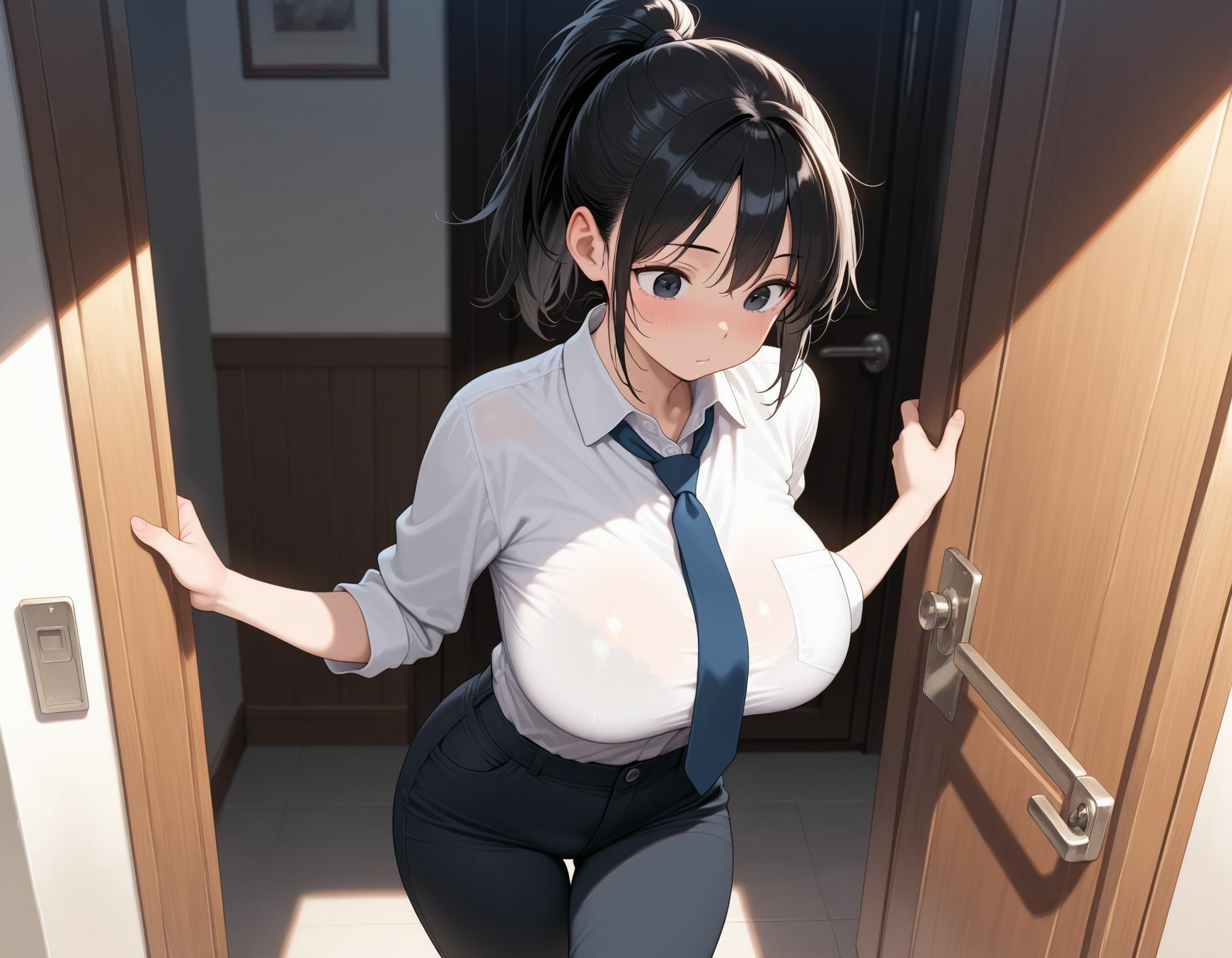 爆乳美女:この体の正しい使い方。スタイルのいい女は遊んでる - サンプル画像 1