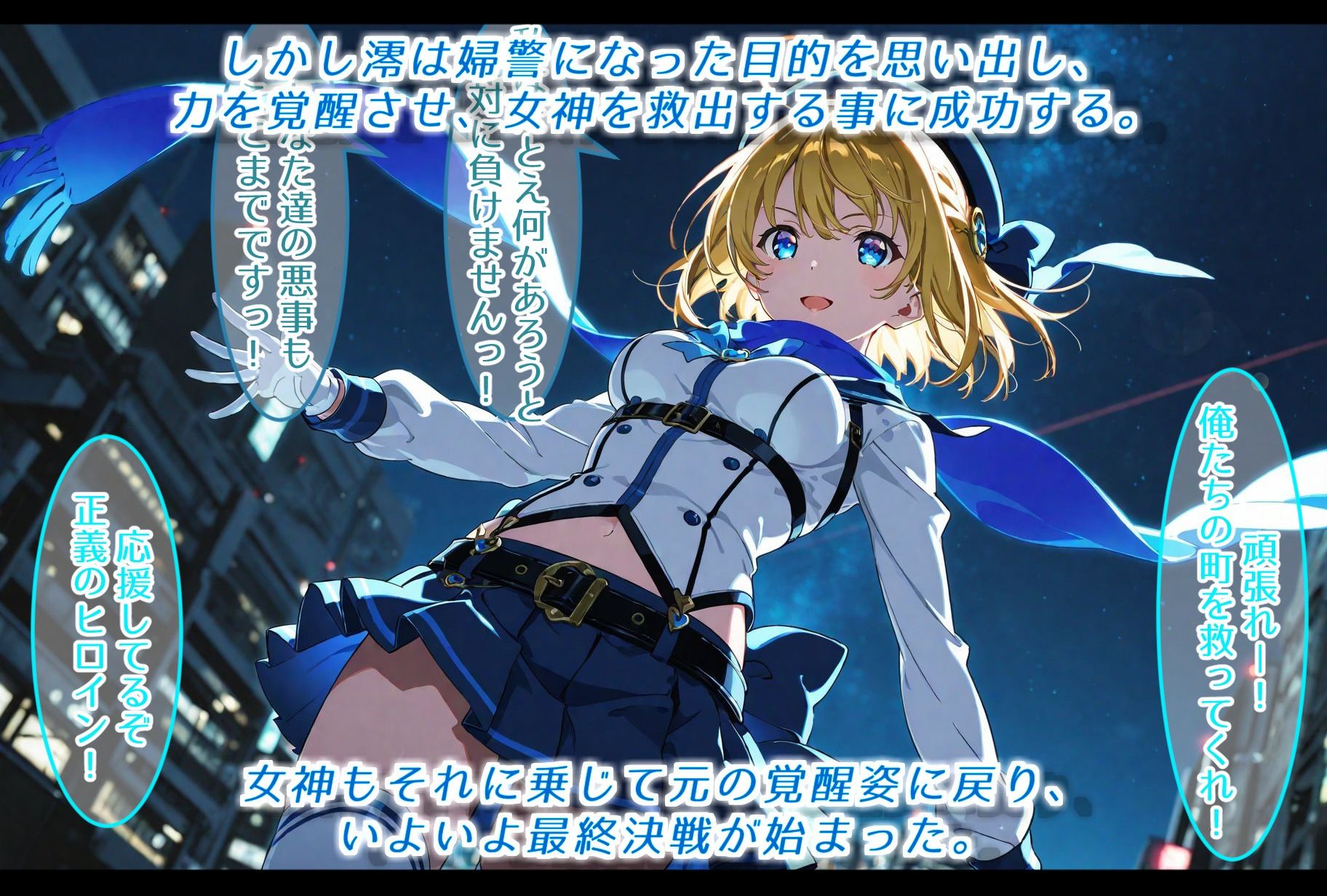 仇討ちに失敗した婦警魔法少女、敗北し、組織のご奉仕メイドにされる - サンプル画像 8