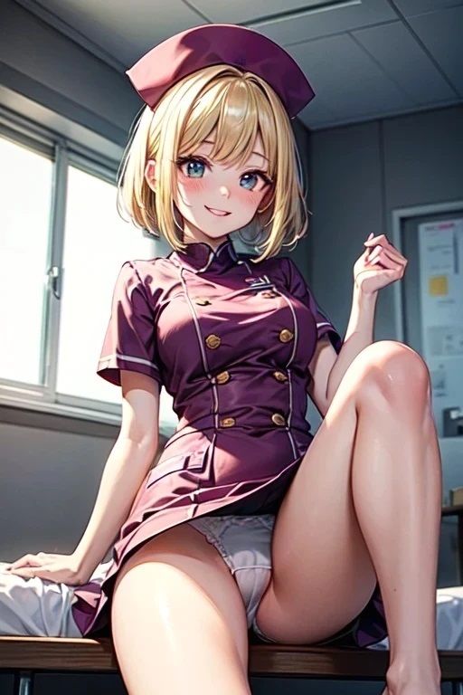 金髪ナースED治療パンチラ画像集 - サンプル画像 4