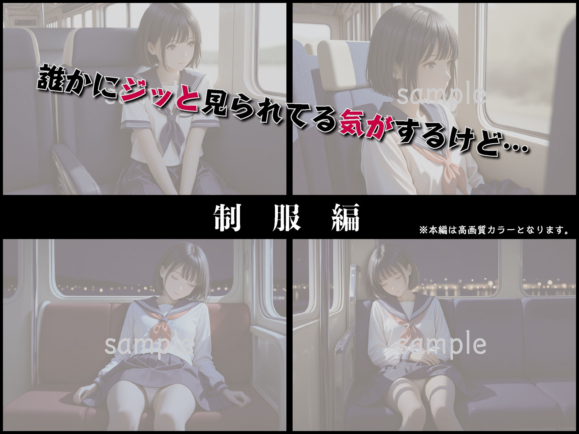 バス痴●〜ガクガク絶頂するまでイカされ続ける女〜【豪華CG500枚収録】 - サンプル画像 3