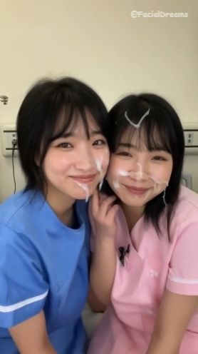 顔射後の余韻 - ナース編 Vol.3 - サンプル画像 2