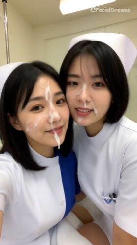 顔射後の余韻 - ナース編 Vol.3 - サンプル画像 4