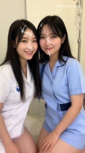 顔射後の余韻 - ナース編 Vol.3 - サンプル画像 5