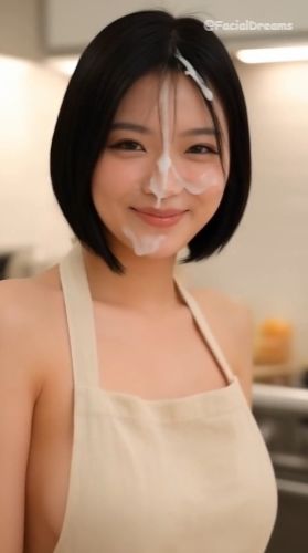 顔射後の余韻 - エプロン編 Vol.5 - サンプル画像 3