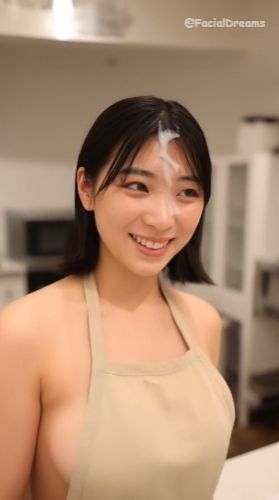 顔射後の余韻 - エプロン編 Vol.5 - サンプル画像 4