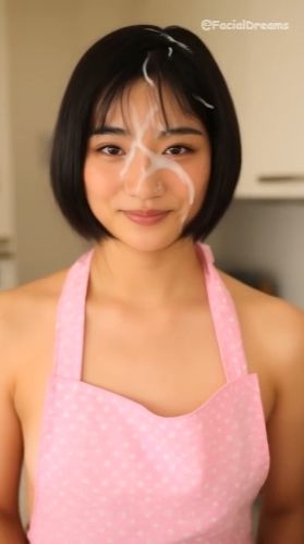 顔射後の余韻 - エプロン編 Vol.5 - サンプル画像 5