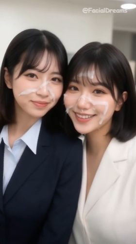 顔射後の余韻 - OL編 Vol.4 - サンプル画像 1