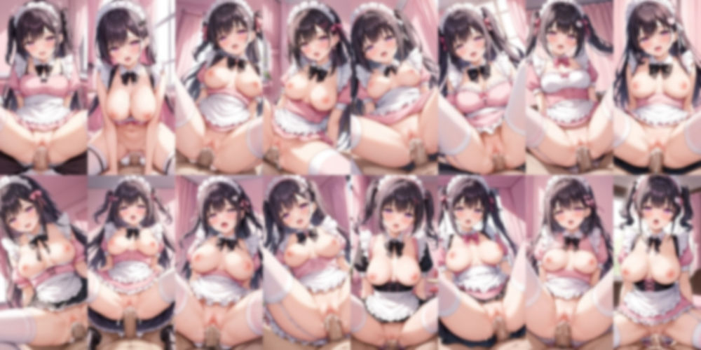 ご奉仕ピンクメイドに中出し放題【500枚】 - サンプル画像 2