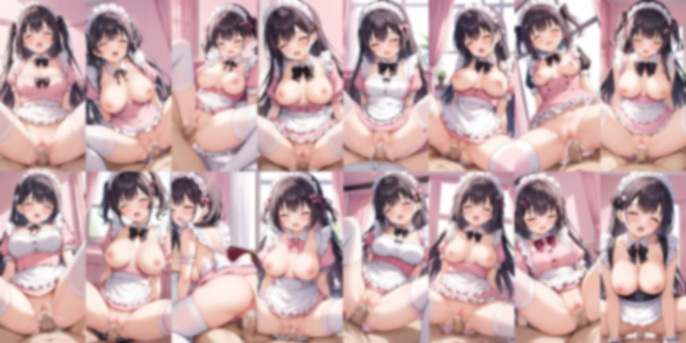 ご奉仕ピンクメイドに中出し放題【500枚】 - サンプル画像 5