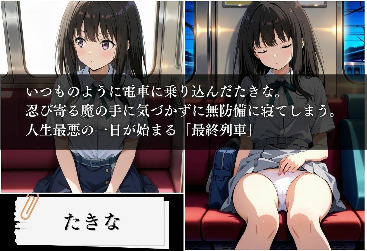 最終列車 妊娠という裏任務 〜井ノ上たきな編〜 - サンプル画像 1