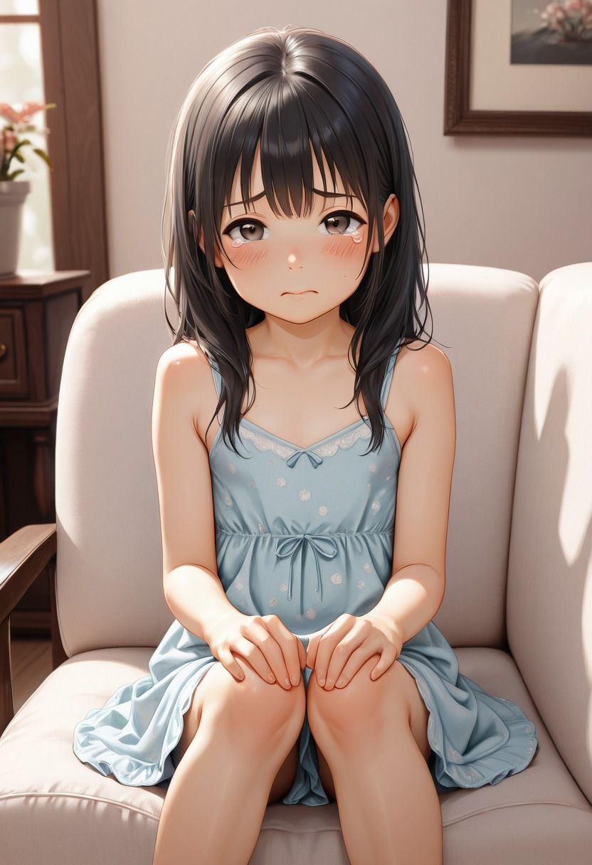 つるぺたパイパンボディを拘束調教 - サンプル画像 1