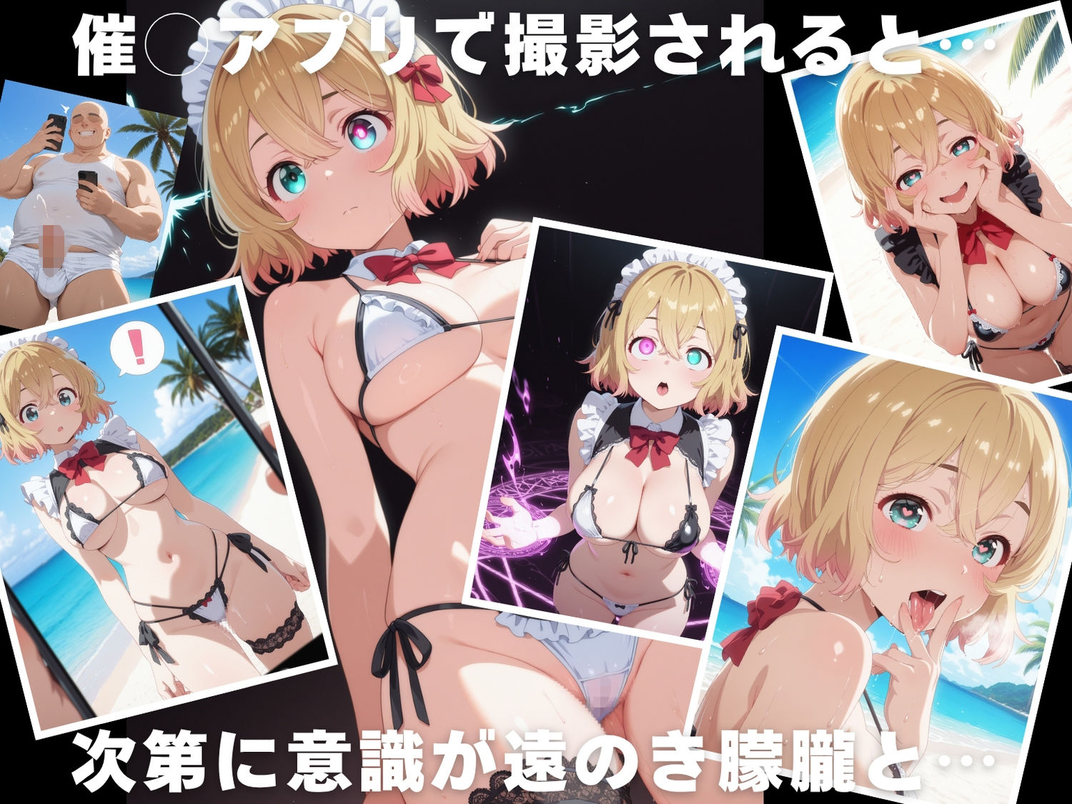 【催◯・水着・妊娠】七● 麻美 - サンプル画像 2