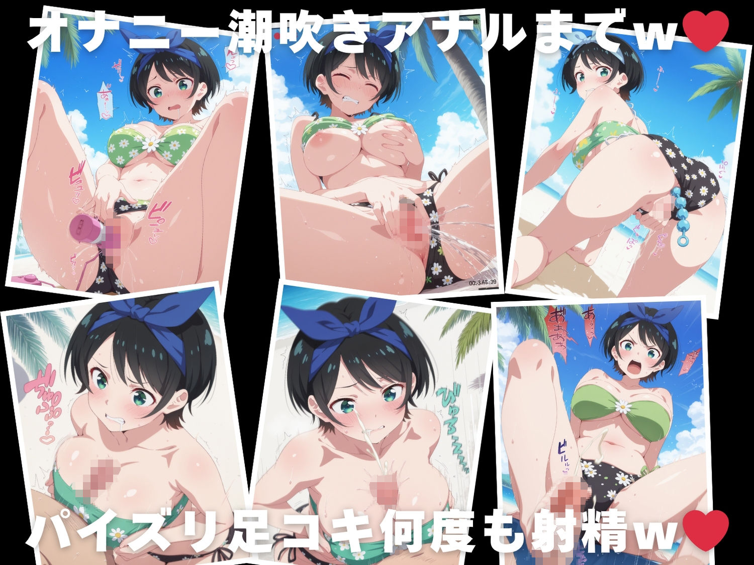 【催◯・水着・妊娠】更● 瑠夏 - サンプル画像 5