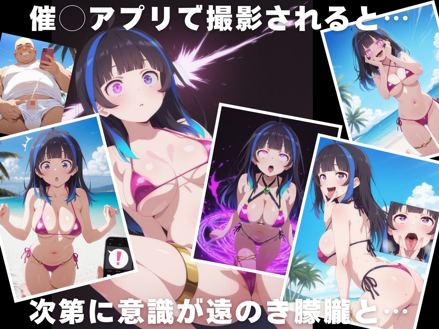 【催◯・水着・妊娠】八●森 みに - サンプル画像 2