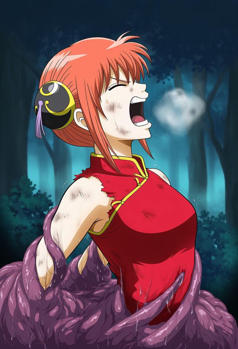 神楽 vs 触手 ［苗床編］ - サンプル画像 5