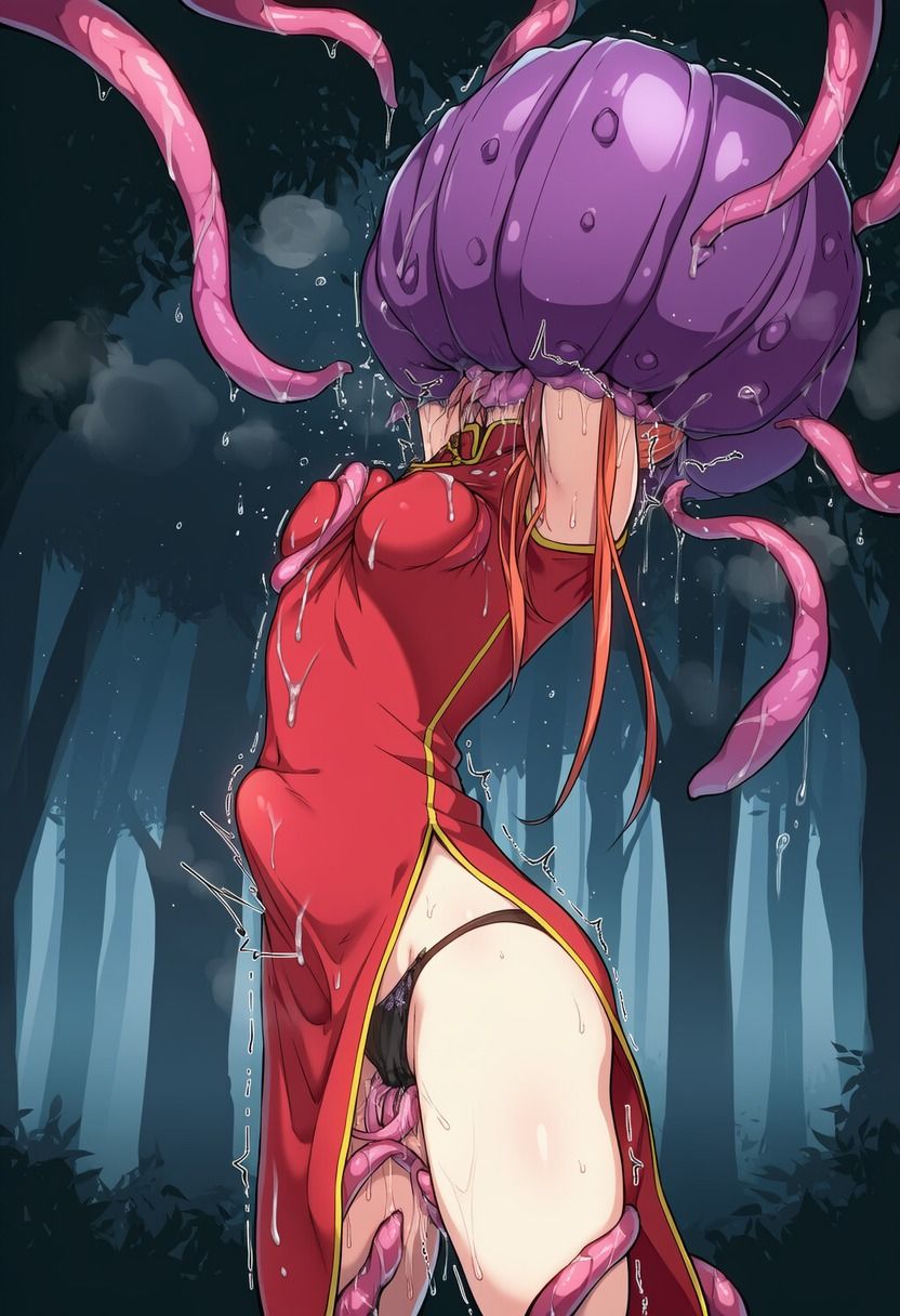 神楽 vs 触手 ［苗床編］ - サンプル画像 6