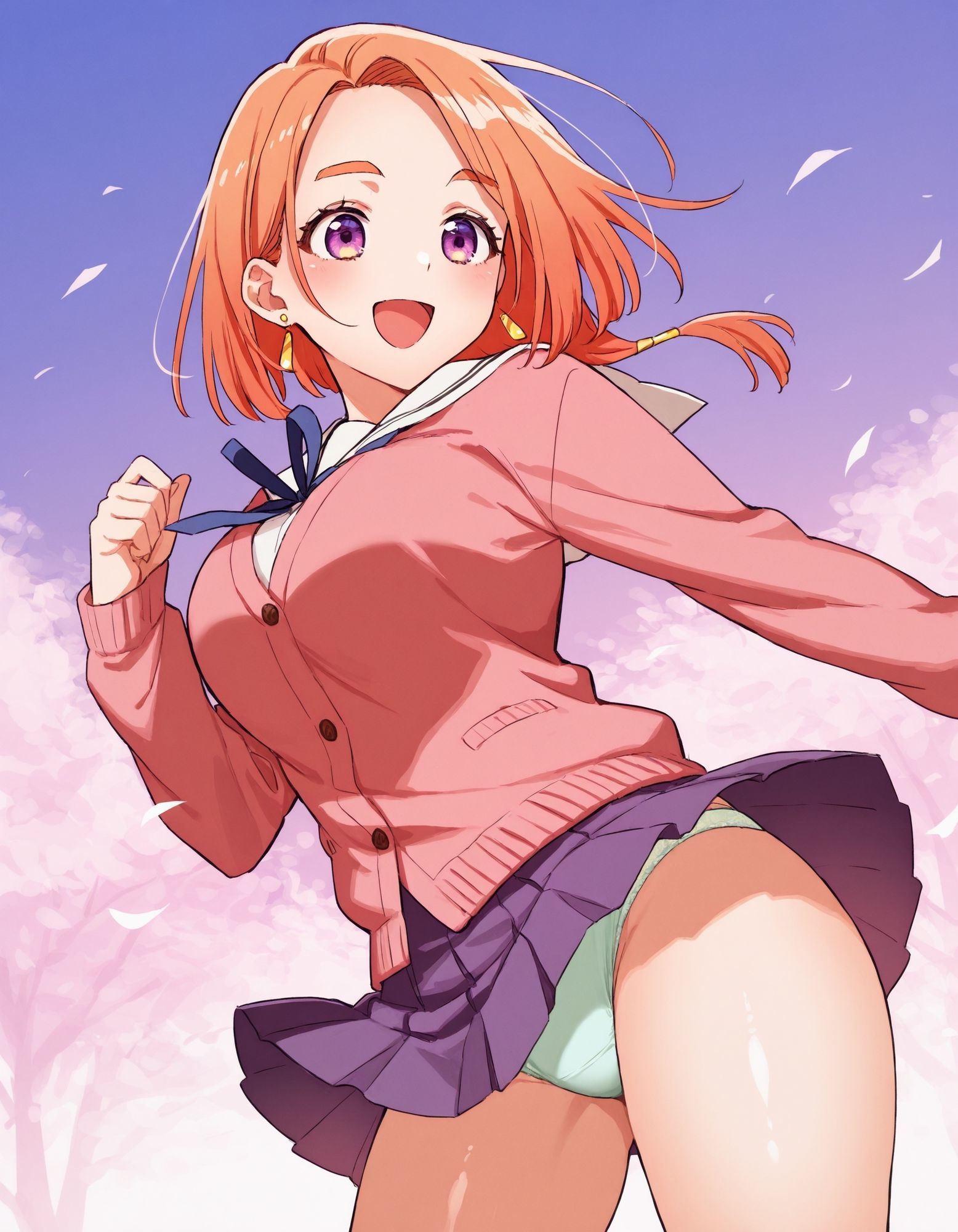 紫〇寺万里のパンチラ〜制服編〜 - サンプル画像 7