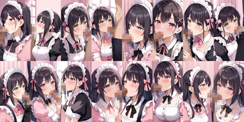 ご奉仕ピンクメイドのエッチなサービス【500枚】 - サンプル画像 5