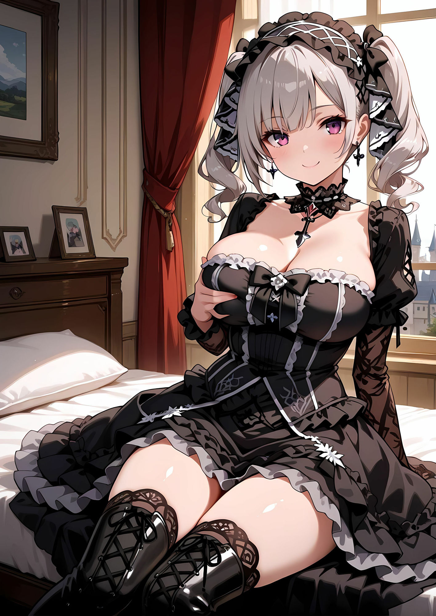 ゴスロリの城夜戯 - サンプル画像 1