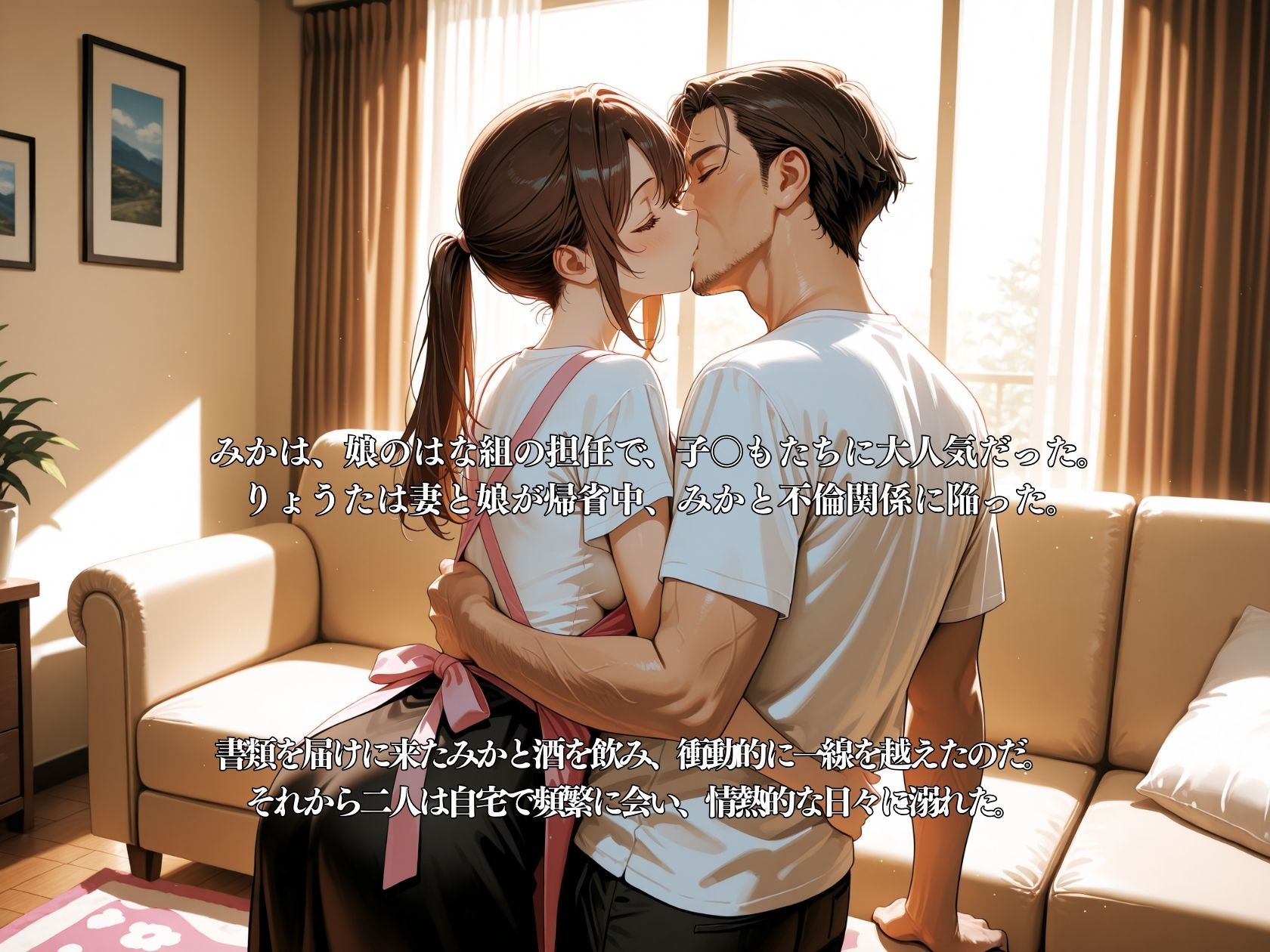 はな組の美人な先生と妻子が実家に帰省中にヤリまくった不倫性交 - サンプル画像 2