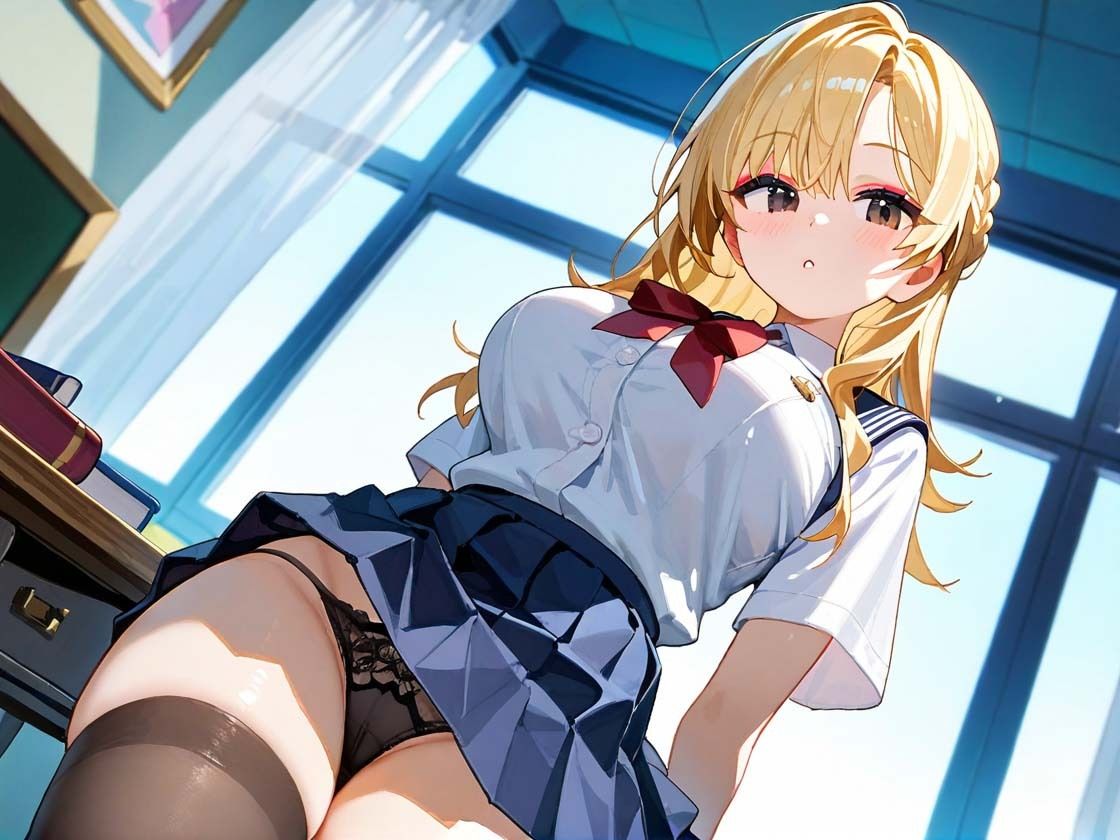 クラスのマドンナギャルが普段は見せないドMな姿をお披露目 - サンプル画像 2