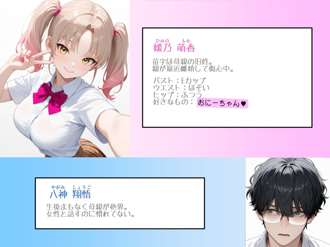 突然義妹になったカワイイ巨乳ギャルっ娘にエチエチに迫られ生ハメ中出しする話 - サンプル画像 1