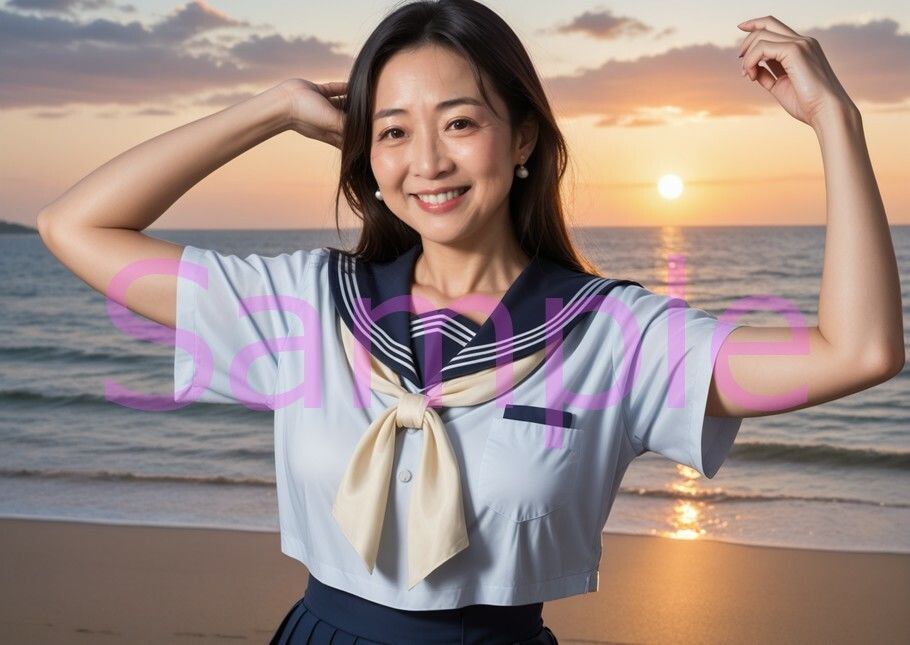 オバサンだって青春したい！美魔女禁断の制服デート - サンプル画像 6