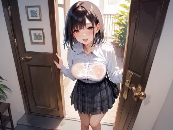 巨乳女子校生を孕ませ〜ボテ腹SEX〜 - サンプル画像 1