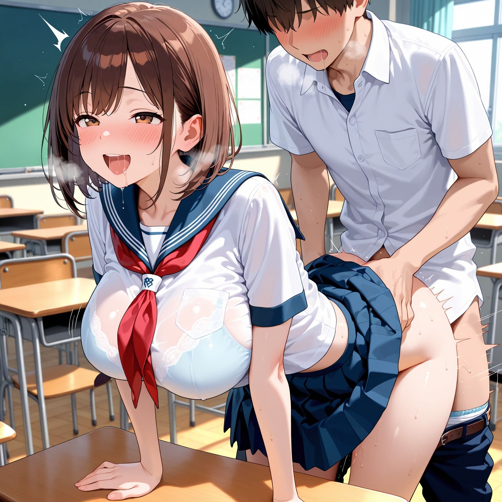 ハメられ〜女子校生の着衣SEX〜 - サンプル画像 8