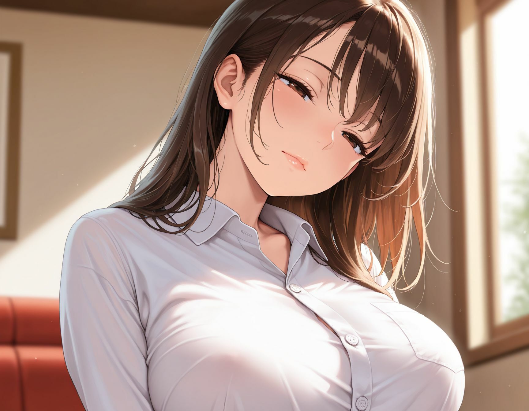 新入社員を食いまくる淫乱x爆乳の女 - サンプル画像 10