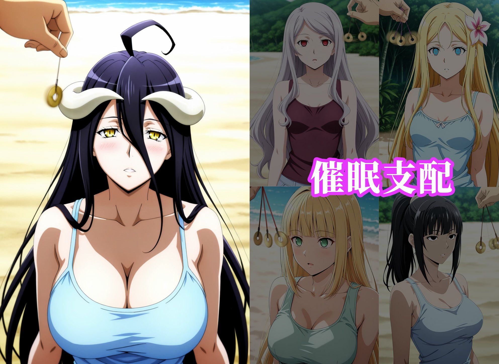 催●ビーチ 〜オーバー●ード編〜 - サンプル画像 1