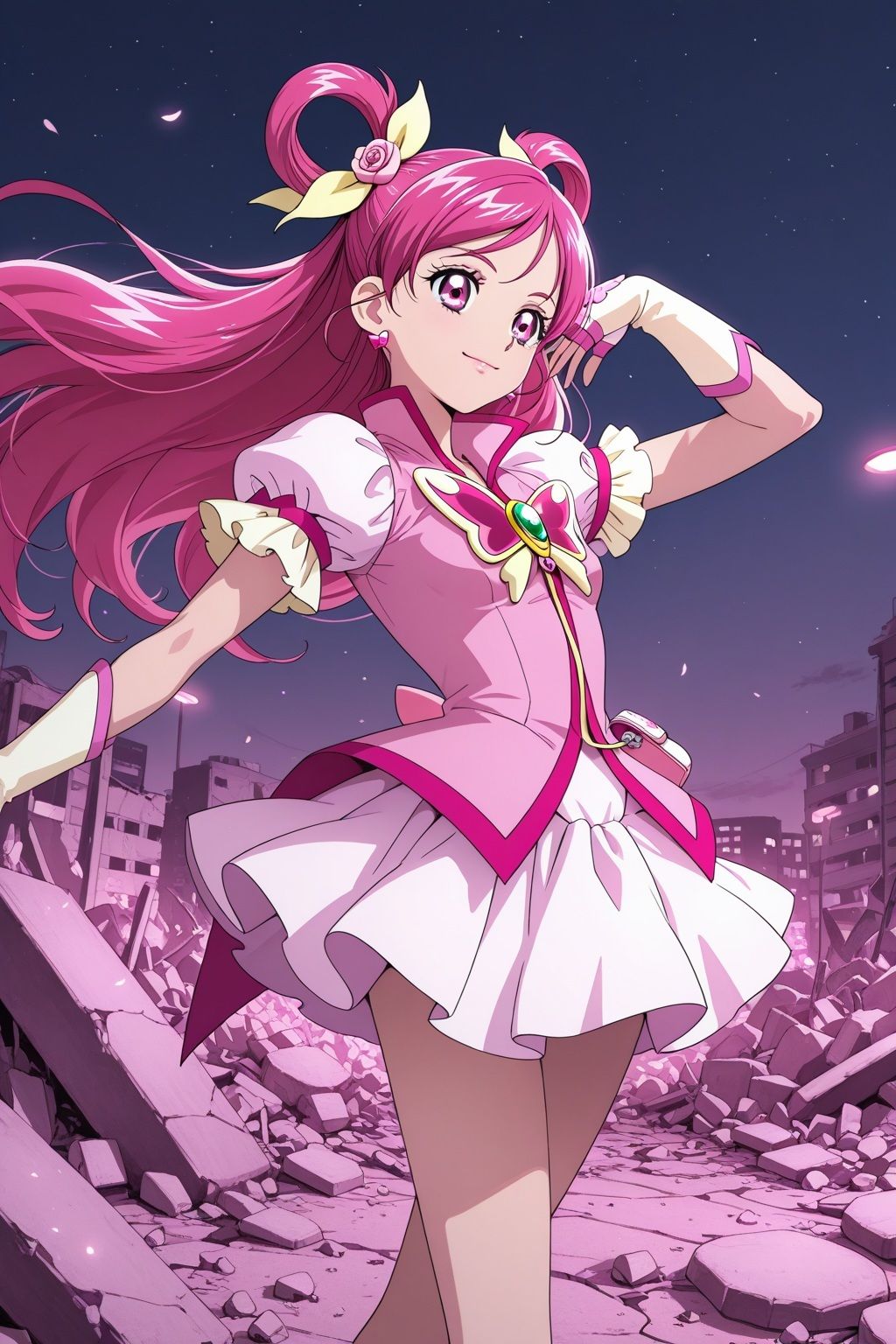 変身ヒロイン×辱 Yes！プ●キュア5  キュアド●ーム敗北初セックス - サンプル画像 3