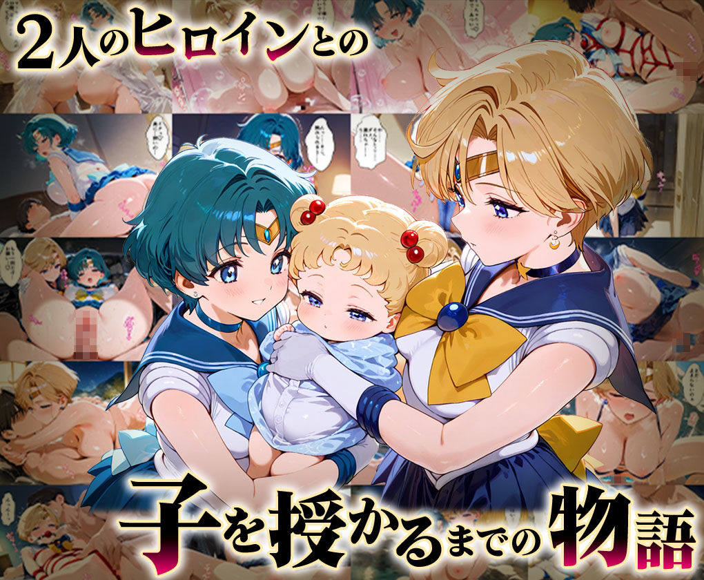 「生まれてきてよかった…」催●支配アプリで支配された2人のヒロインと‘家族’になるまでの話。_マーキ○リー×ウラ○ス - サンプル画像 1