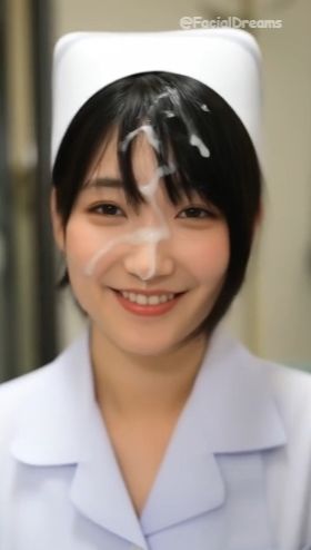 顔射後の余韻 - ナース編 Vol.4 - サンプル画像 1