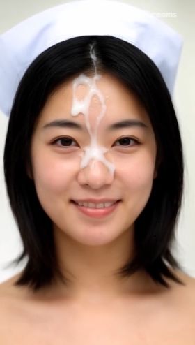 顔射後の余韻 - ナース編 Vol.4 - サンプル画像 4