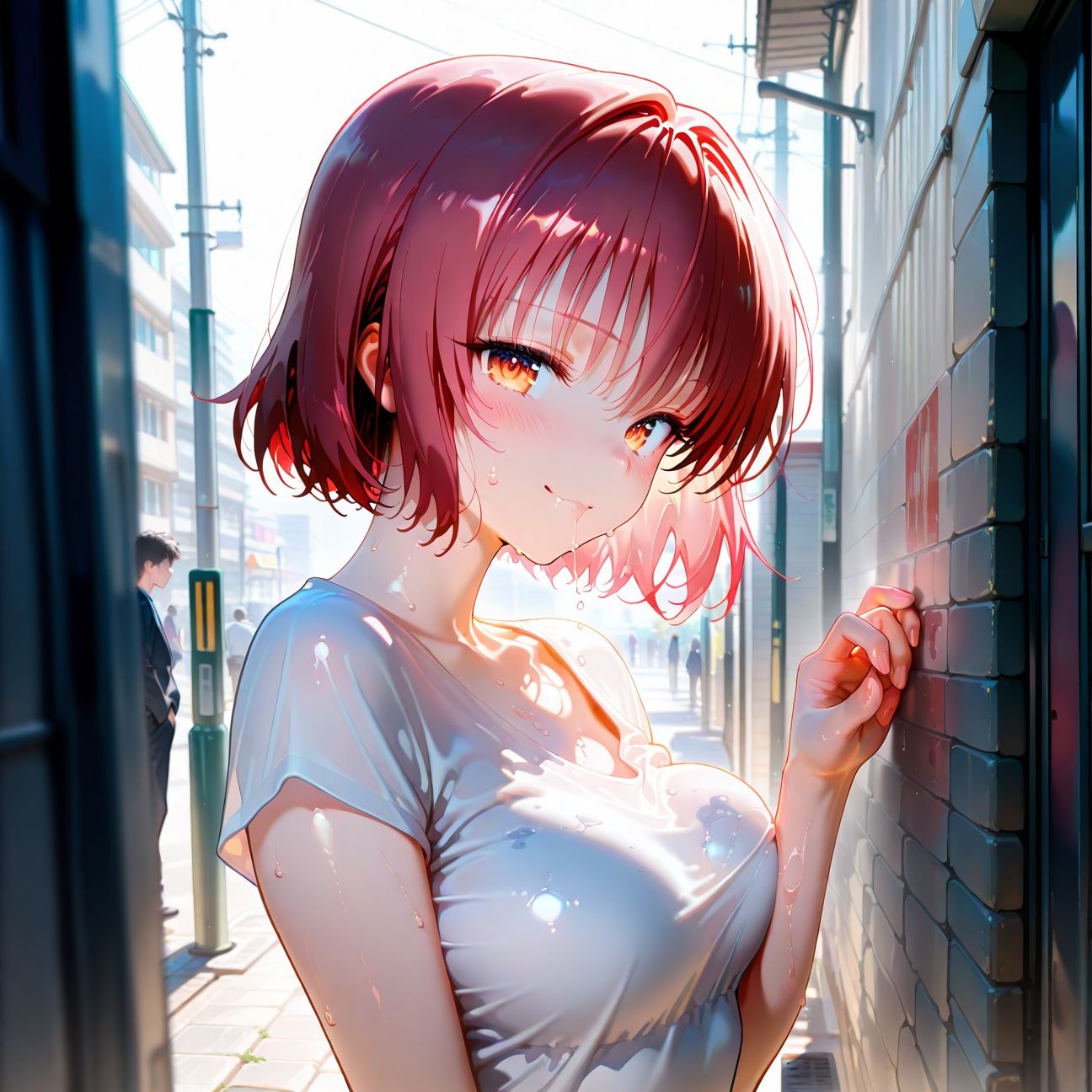 【Part4】街中で快感露出セックス☆彡周囲の視線で感じちゃう♪ - サンプル画像 1