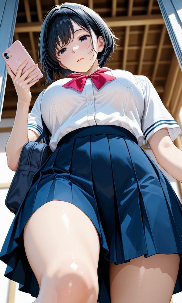 爆乳生徒種付プレス  ごく普通の女子校生放課後の特別授業 - サンプル画像 1